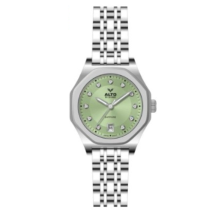 Alto ALT-EF02-SL-GN Solid Steel Band Women Watch